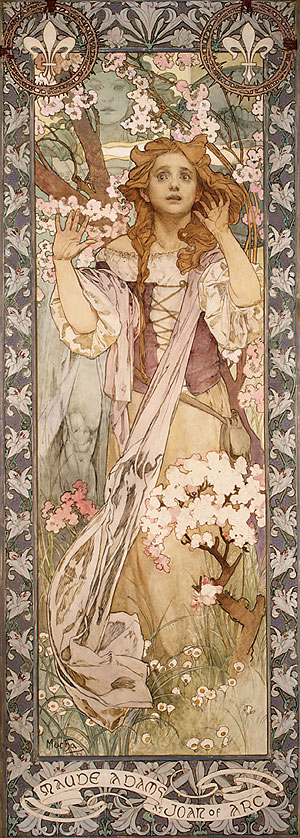 AM Mucha-Maud_Adams_as_Joan_of_Arc-1909