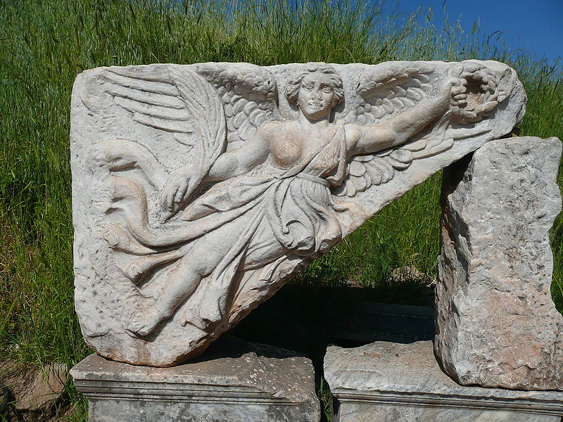 Goddess Nike at Ephesus, Turkey