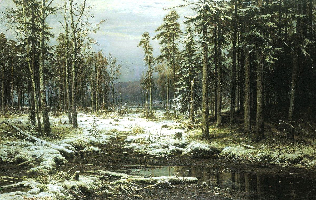 sss Ivan Shishkin - The First Snow