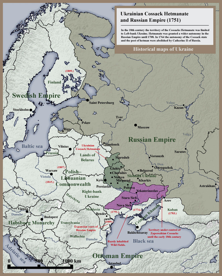 007_Ukrainian_Cossack_Hetmanate_and_Russian_Empire_1751