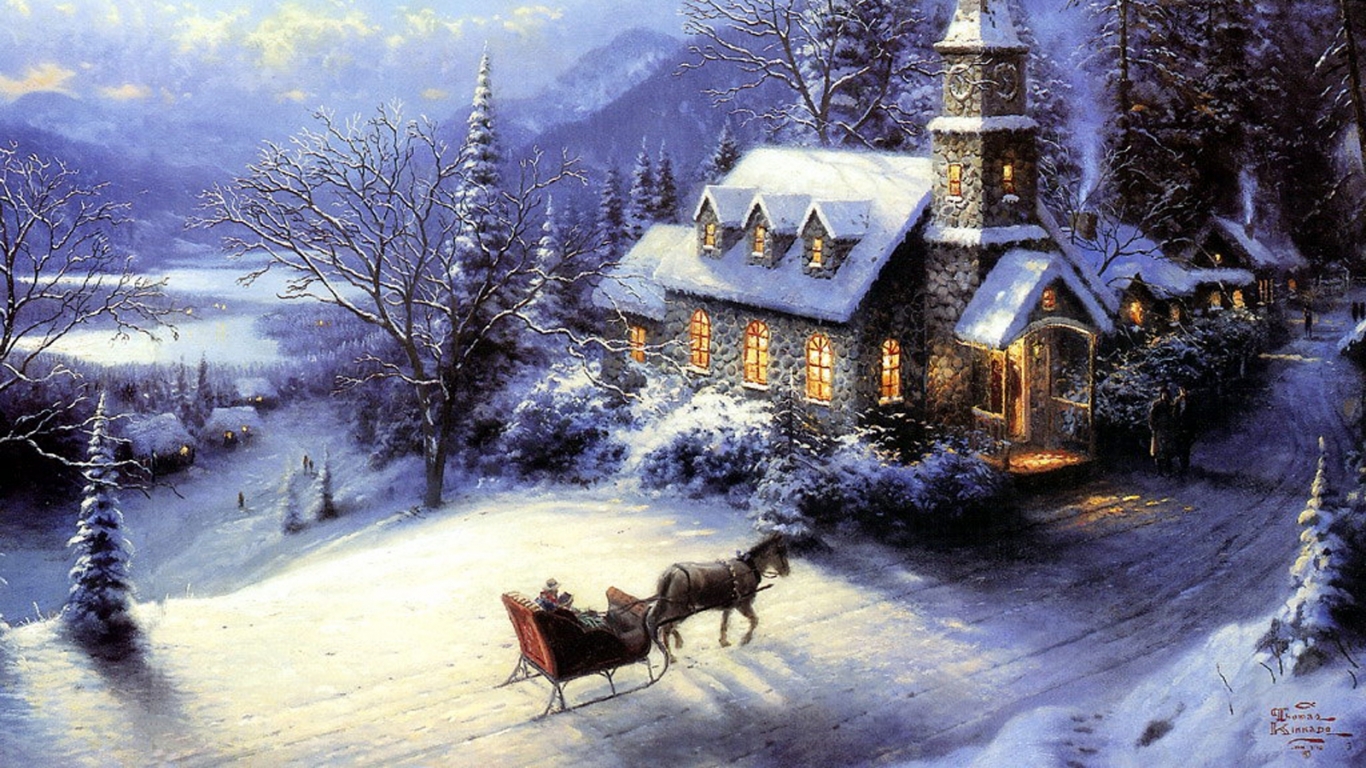 painting-snow-pin-laptop-house-winter-sledge-card-new-year-918976