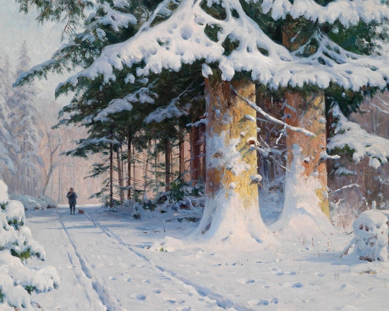 paintings_landscapes_winter_trees_drawings_1280x1024_26877